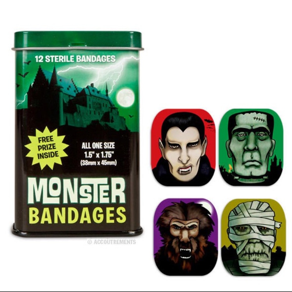 MONSTER, HORROR - BANDAGES, BANDAIDS